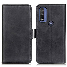 Funda de Cuero Cartera con Soporte Carcasa M15L para Motorola Moto G Pure Negro