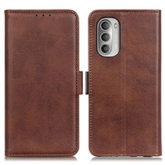 Funda de Cuero Cartera con Soporte Carcasa M15L para Motorola Moto G Stylus (2022) 4G Marron