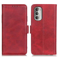 Funda de Cuero Cartera con Soporte Carcasa M15L para Motorola Moto G Stylus (2022) 4G Rojo