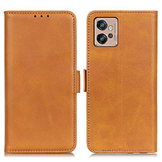 Funda de Cuero Cartera con Soporte Carcasa M15L para Motorola Moto G32 Marron Claro