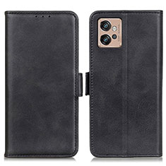 Funda de Cuero Cartera con Soporte Carcasa M15L para Motorola Moto G32 Negro