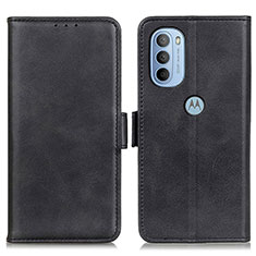 Funda de Cuero Cartera con Soporte Carcasa M15L para Motorola Moto G41 Negro