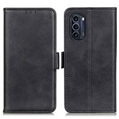 Funda de Cuero Cartera con Soporte Carcasa M15L para Motorola Moto G52j 5G Negro