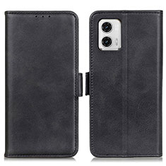 Funda de Cuero Cartera con Soporte Carcasa M15L para Motorola Moto G73 5G Negro