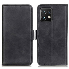 Funda de Cuero Cartera con Soporte Carcasa M15L para Motorola Moto X40 5G Negro