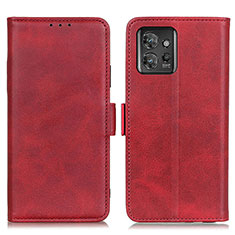 Funda de Cuero Cartera con Soporte Carcasa M15L para Motorola ThinkPhone 5G Rojo