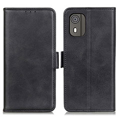 Funda de Cuero Cartera con Soporte Carcasa M15L para Nokia C02 Negro