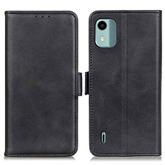 Funda de Cuero Cartera con Soporte Carcasa M15L para Nokia C12 Negro