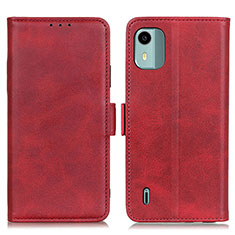 Funda de Cuero Cartera con Soporte Carcasa M15L para Nokia C12 Pro Marron Claro