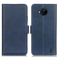 Funda de Cuero Cartera con Soporte Carcasa M15L para Nokia C20 Plus Azul