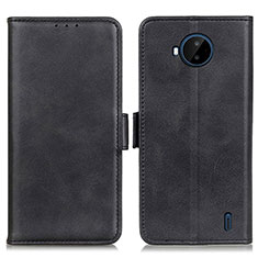 Funda de Cuero Cartera con Soporte Carcasa M15L para Nokia C20 Plus Negro