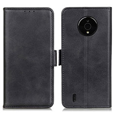 Funda de Cuero Cartera con Soporte Carcasa M15L para Nokia C200 Negro