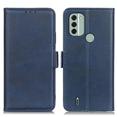 Funda de Cuero Cartera con Soporte Carcasa M15L para Nokia C31 Azul