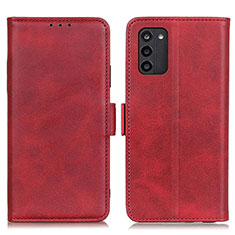 Funda de Cuero Cartera con Soporte Carcasa M15L para Nokia G100 Rojo