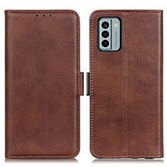 Funda de Cuero Cartera con Soporte Carcasa M15L para Nokia G22 Marron