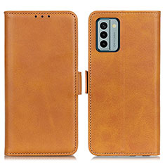 Funda de Cuero Cartera con Soporte Carcasa M15L para Nokia G22 Marron Claro