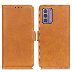 Funda de Cuero Cartera con Soporte Carcasa M15L para Nokia G42 5G Marron Claro