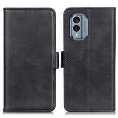 Funda de Cuero Cartera con Soporte Carcasa M15L para Nokia X30 5G Negro