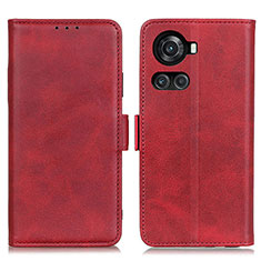 Funda de Cuero Cartera con Soporte Carcasa M15L para OnePlus 10R 5G Rojo