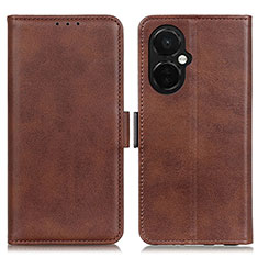 Funda de Cuero Cartera con Soporte Carcasa M15L para OnePlus Nord CE 3 5G Marron