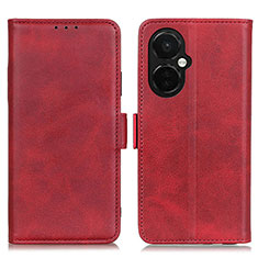 Funda de Cuero Cartera con Soporte Carcasa M15L para OnePlus Nord CE 3 5G Rojo