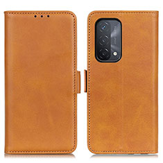 Funda de Cuero Cartera con Soporte Carcasa M15L para OnePlus Nord N200 5G Marron Claro