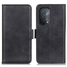 Funda de Cuero Cartera con Soporte Carcasa M15L para Oppo A54 5G Negro