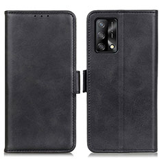 Funda de Cuero Cartera con Soporte Carcasa M15L para Oppo F19s Negro