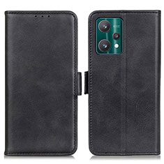 Funda de Cuero Cartera con Soporte Carcasa M15L para Realme 9 4G Negro