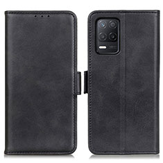 Funda de Cuero Cartera con Soporte Carcasa M15L para Realme 9 5G India Negro