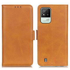 Funda de Cuero Cartera con Soporte Carcasa M15L para Realme C20 Marron Claro