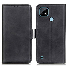 Funda de Cuero Cartera con Soporte Carcasa M15L para Realme C21 Negro