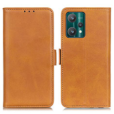 Funda de Cuero Cartera con Soporte Carcasa M15L para Realme Narzo 50 Pro 5G Marron Claro