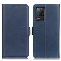 Funda de Cuero Cartera con Soporte Carcasa M15L para Realme Q3 5G Azul