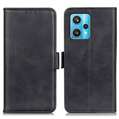 Funda de Cuero Cartera con Soporte Carcasa M15L para Realme V25 5G Negro