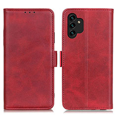Funda de Cuero Cartera con Soporte Carcasa M15L para Samsung Galaxy A13 5G Rojo