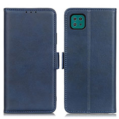 Funda de Cuero Cartera con Soporte Carcasa M15L para Samsung Galaxy A22 5G Azul