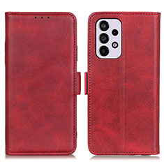 Funda de Cuero Cartera con Soporte Carcasa M15L para Samsung Galaxy A33 5G Rojo