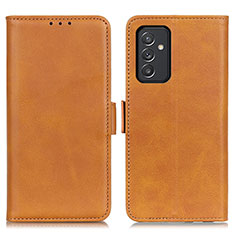 Funda de Cuero Cartera con Soporte Carcasa M15L para Samsung Galaxy A55 5G Marron Claro