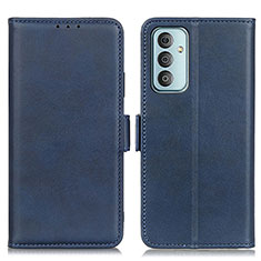 Funda de Cuero Cartera con Soporte Carcasa M15L para Samsung Galaxy F23 5G Azul