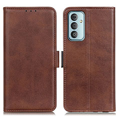 Funda de Cuero Cartera con Soporte Carcasa M15L para Samsung Galaxy F23 5G Marron