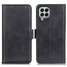 Funda de Cuero Cartera con Soporte Carcasa M15L para Samsung Galaxy M33 5G Negro