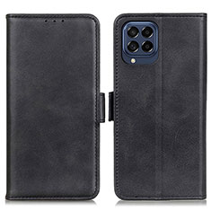 Funda de Cuero Cartera con Soporte Carcasa M15L para Samsung Galaxy M53 5G Negro