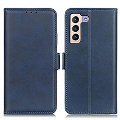 Funda de Cuero Cartera con Soporte Carcasa M15L para Samsung Galaxy S21 Plus 5G Azul