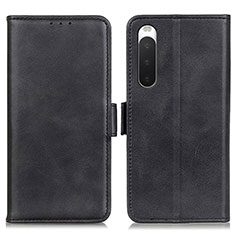 Funda de Cuero Cartera con Soporte Carcasa M15L para Sony Xperia 10 V Negro