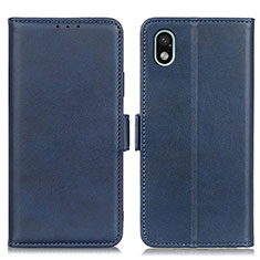 Funda de Cuero Cartera con Soporte Carcasa M15L para Sony Xperia Ace III SO-53C Azul