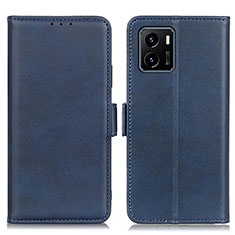 Funda de Cuero Cartera con Soporte Carcasa M15L para Vivo Y01A Azul