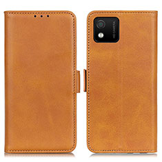 Funda de Cuero Cartera con Soporte Carcasa M15L para Wiko Y52 Marron Claro