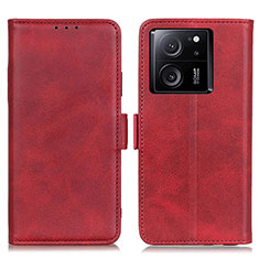 Funda de Cuero Cartera con Soporte Carcasa M15L para Xiaomi Mi 13T 5G Rojo