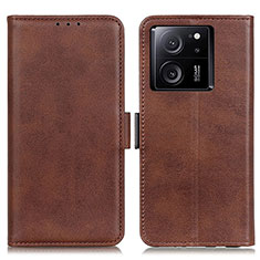 Funda de Cuero Cartera con Soporte Carcasa M15L para Xiaomi Mi 13T Pro 5G Marron